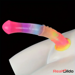 11.61in Big Silicone Cock Horse Luminous Animal Dildo BDSM Adult Toy Real Dildo