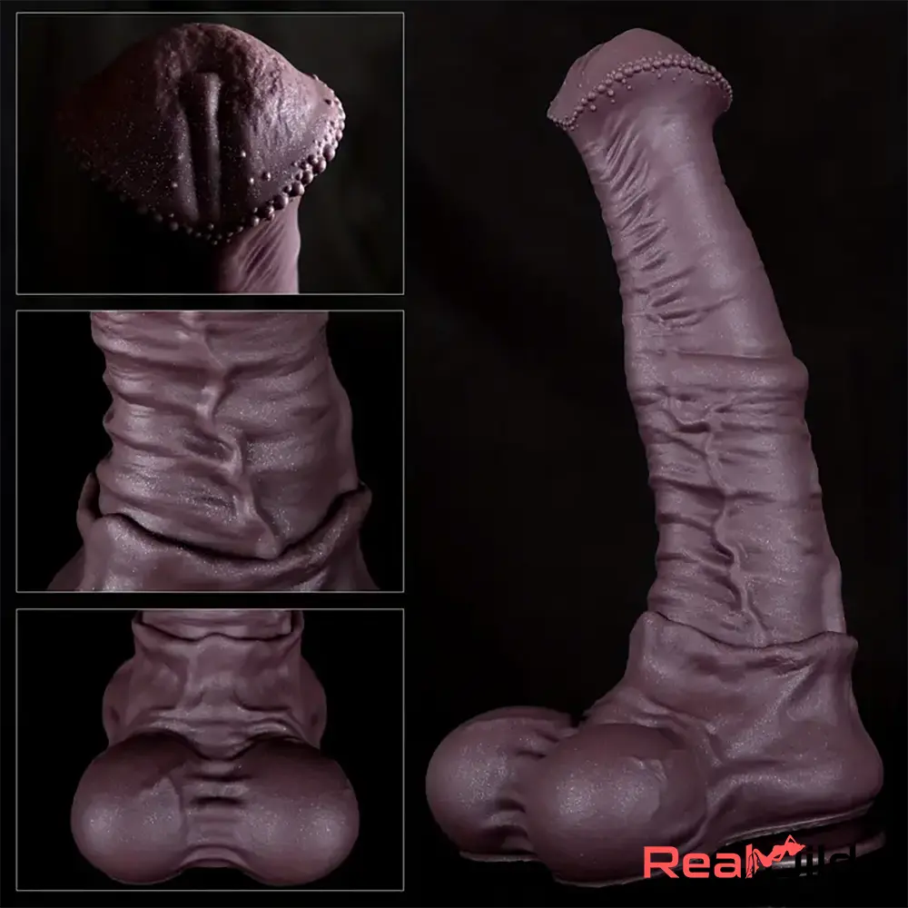 9.45in 11.41in 13.58in Liquid Silicone Animal Horse Dildo For Vagina Clit Real Dildo