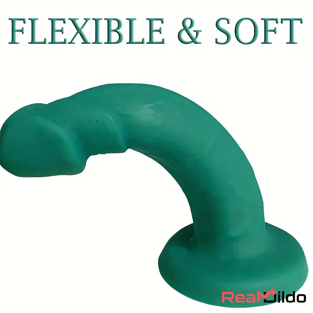 6.49in Real Lifelike Silicone Soft Dildo For Anus Vaginal Stimulation Penis Real Dildo