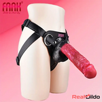 10.01in Silicone Soft Big Strap On Wearable Dildo For Women Vagina Real Dildo