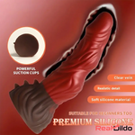 8.11in Soft Real Big Silicone Monster G Spot Dildo For Women Clit Cock - Real Dildo