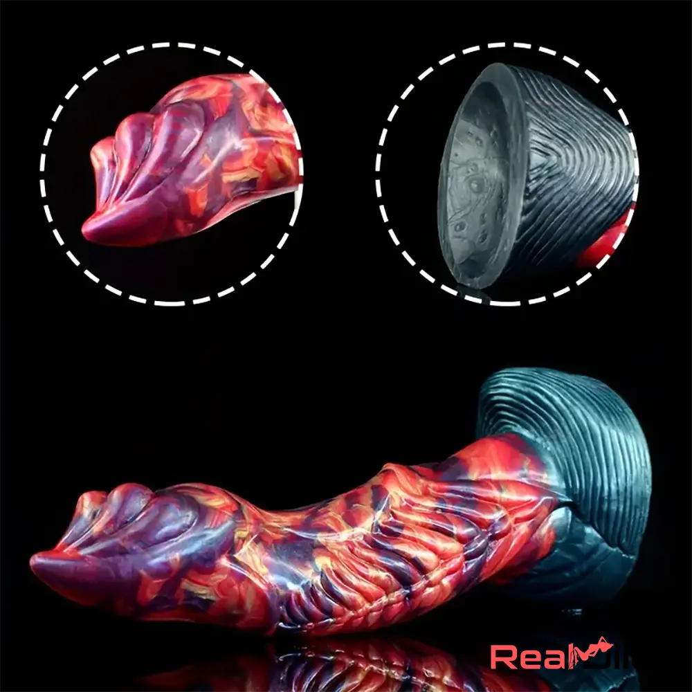 9.06in Real Cock Big Monster Penis Soft Silicone Dildo Anal Expander Penis Real Dildo