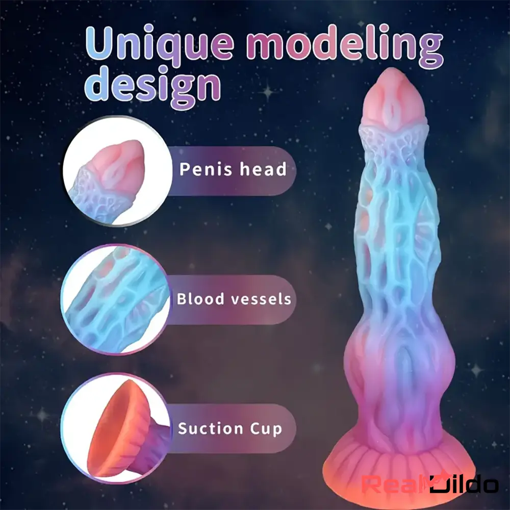 10.43in Luminous Fantasy Monster Silicone Soft Big Dildo Love Vagina Real Dildo