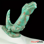 8.66in Animal Dinosaur Monster Silicone Thick Soft Dildo For Orgasm - Real Dildo