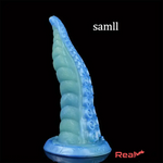7.16in 9.05in Fantasy Monster Tentacle Silicone Soft Dildo Masturbator Real Dildo