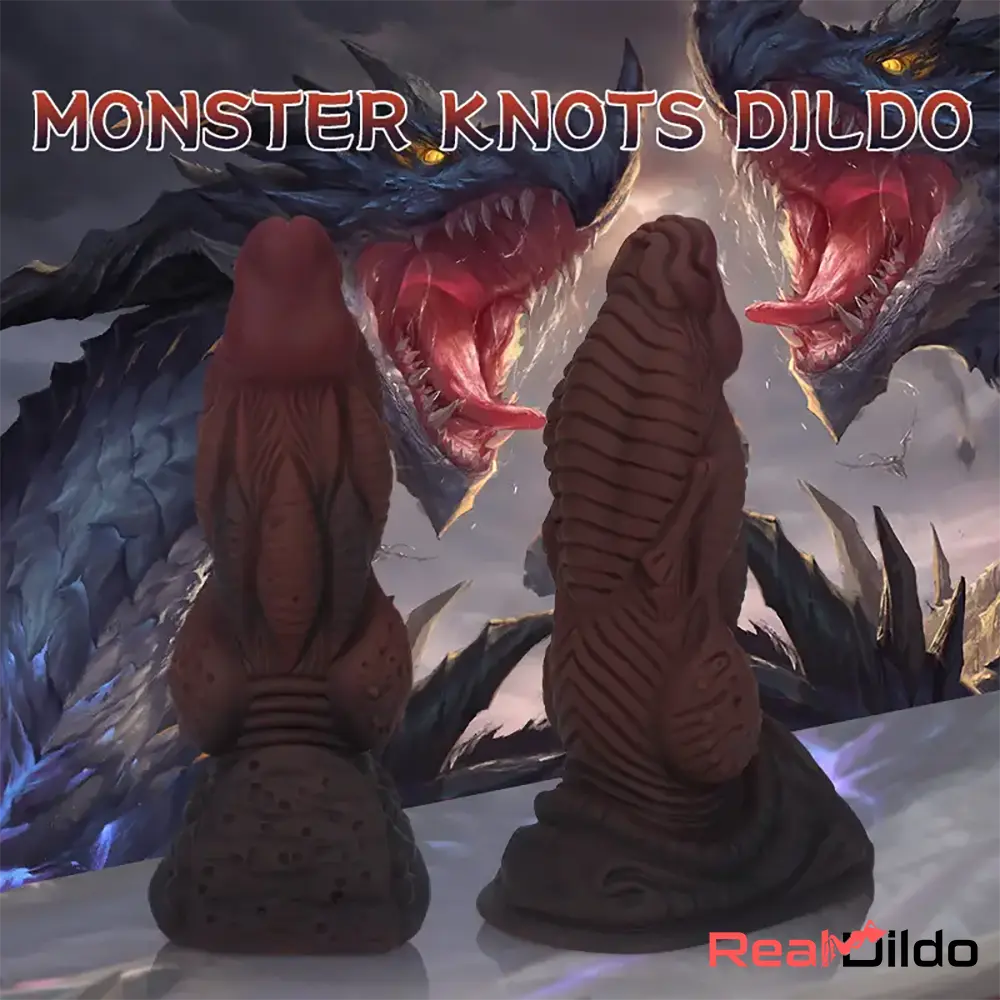 6.77in Fantasy Monster Knots Silicone Soft Dildo Sex Toy For Vagina - Real Dildo