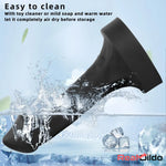 10.63in 12.6in 13.77in Silicone Big Soft Curved Black Dildo With Big Head Real Dildo