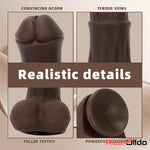 9.05in 4in1 Heating Thrusting Vibrating Rotation Remote Horse Discreet Dildo Real Dildo