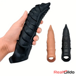 8.66in Wolf Head Silicone Cock Sleeve Big Dildo BDSM Sex Toy For Pleasure Real Dildo