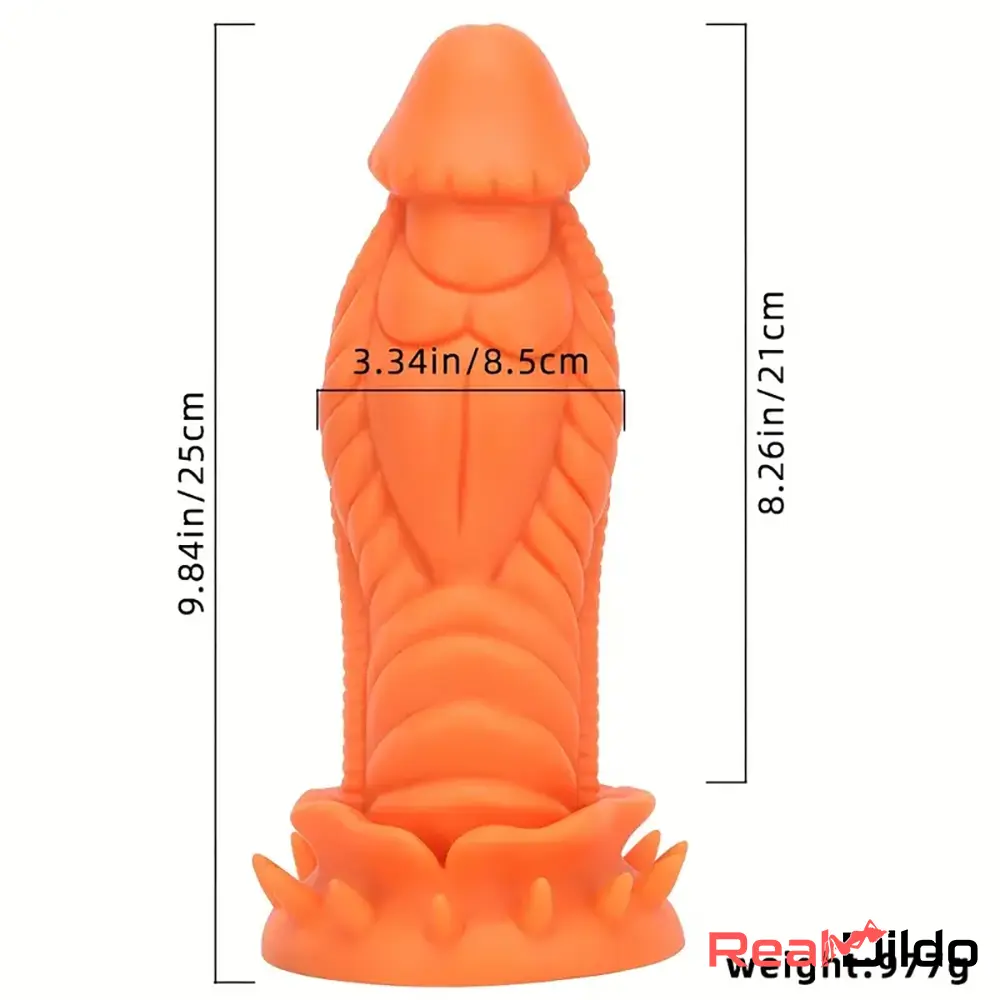 9.84in Big Monster Silicone Flexible Dragon Dildo For Women Men Anus Real Dildo