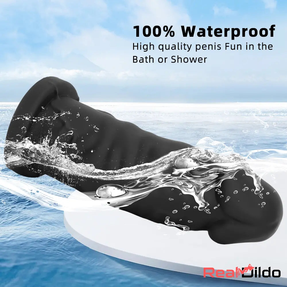 9.25in 11.02in 12.2in Super Big Silicone Soft Black Mushroom Head Self Dildo Real Dildo
