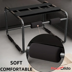 Ergonomic Multi-Functional BDSM Bondage Sex Love Dildo Chair - Real Dildo