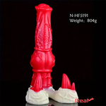 10.01in Big Animal Horse Cock Silicone Soft Cock Dildo For Anus Real Dildo