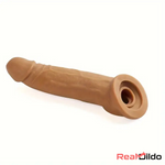 8.27in Lifelike Big Dildo Cock Sleeve For Penis Extension Ergonomic Sex Toy Real Dildo