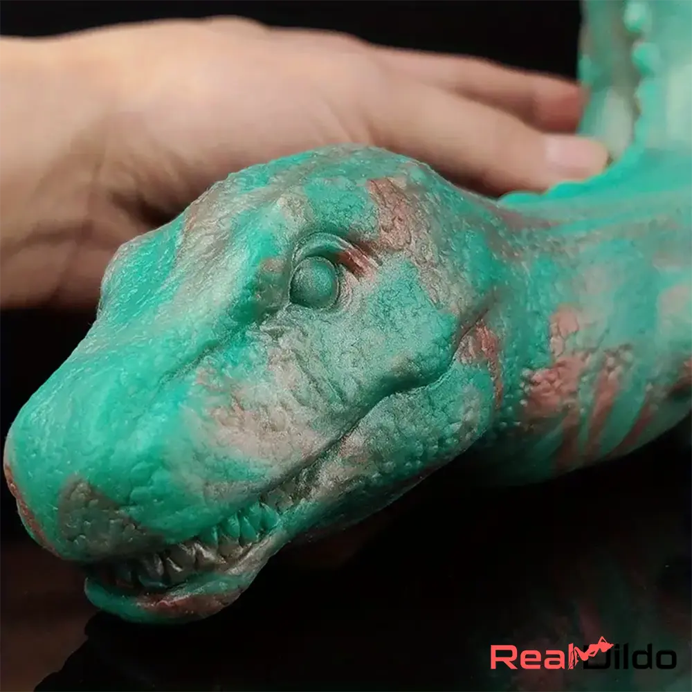 8.66in Animal Dinosaur Monster Silicone Thick Soft Dildo For Orgasm - Real Dildo
