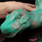 8.66in Animal Dinosaur Monster Silicone Thick Soft Dildo For Orgasm - Real Dildo