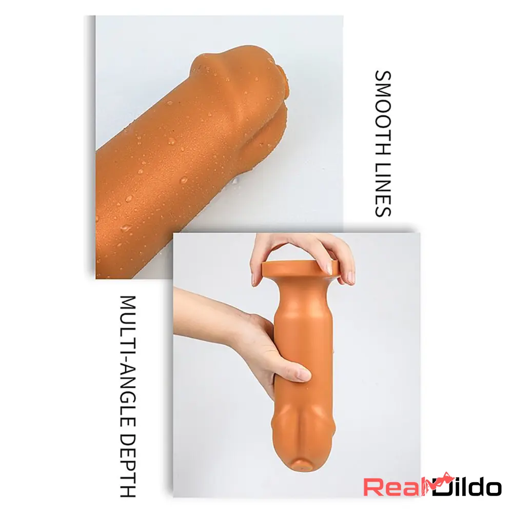 5.12in 6.29in 7.87in 9.06in Silicone Soft Odd Dildo For Lesbian Masturbation - Real Dildo