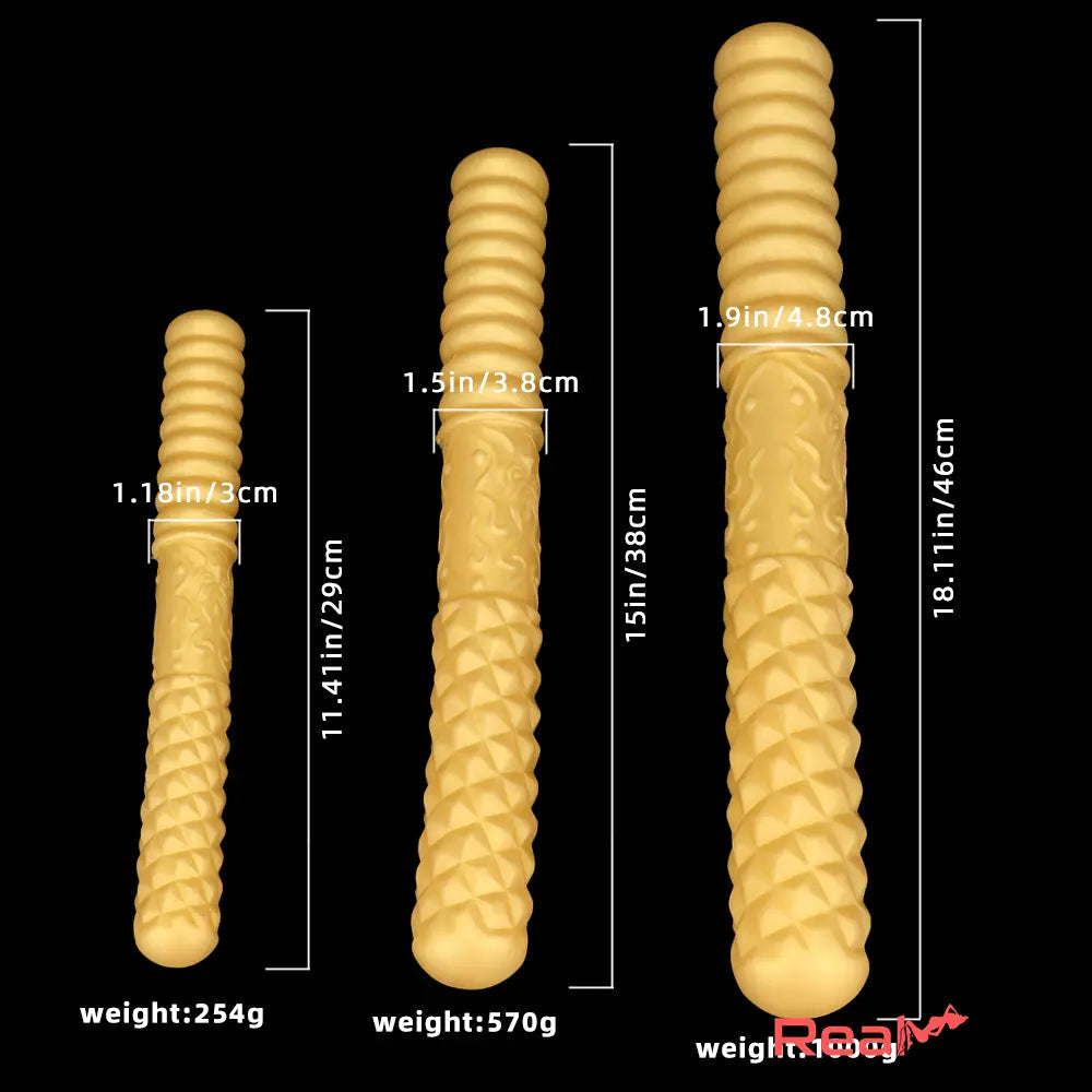 11.41in 15in 18.11in Massager Large Soft Long Silicone Dual Ended Dildo Real Dildo