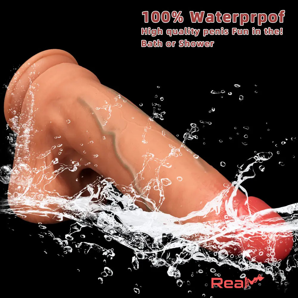 10.03in 9.25in 13in Soft Silicone Big Lifelike Real Dual Density Dildo Real Dildo