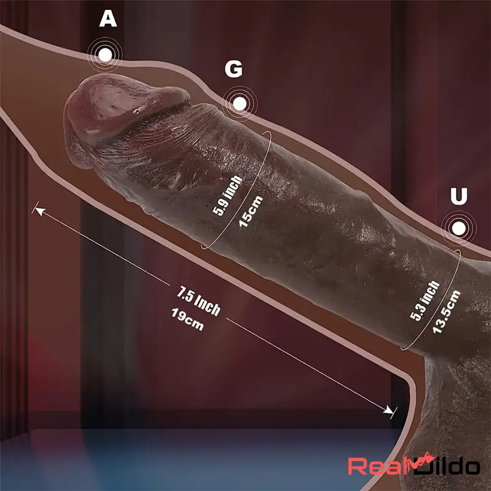 8.6in 10.43in Real Silicone Soft Big Women Dildo With Veined Shaft Firm Balls Real Dildo