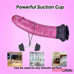 11.22in Unisex Big Silicone Soft Dildo For Vaginal Simulation Massager Real Dildo