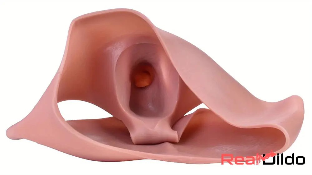 8.26in Body-Safe Silicone Hollow Dildo Pants Sleeve For Penis Enlargement Real Dildo