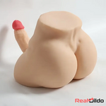 5.12in Top Quality Real Silicone Flexible Dildo With 8.5lb Sex Doll Torso - Real Dildo