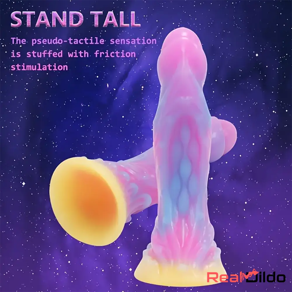 High-Quality Night-Glowing Liquid Silicone Fantasy Monster Uncut Dildo Real Dildo