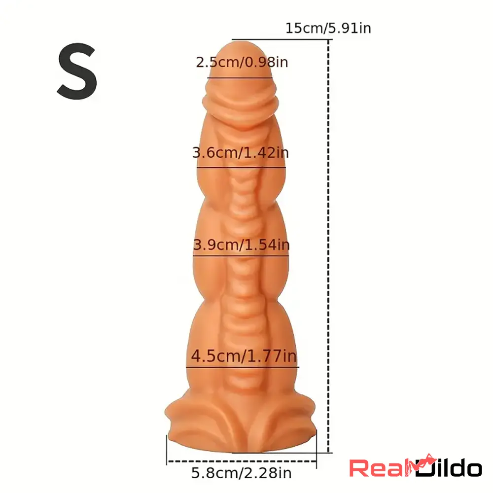 5.91in 8.66in 10.55in Unisex Silicone Fantasy Big Soft Penis Real Dildo - Real Dildo