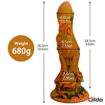 10.43in Big Dragon Monster Silicone Dildo For Anal Vaginal Sex Toy Real Dildo