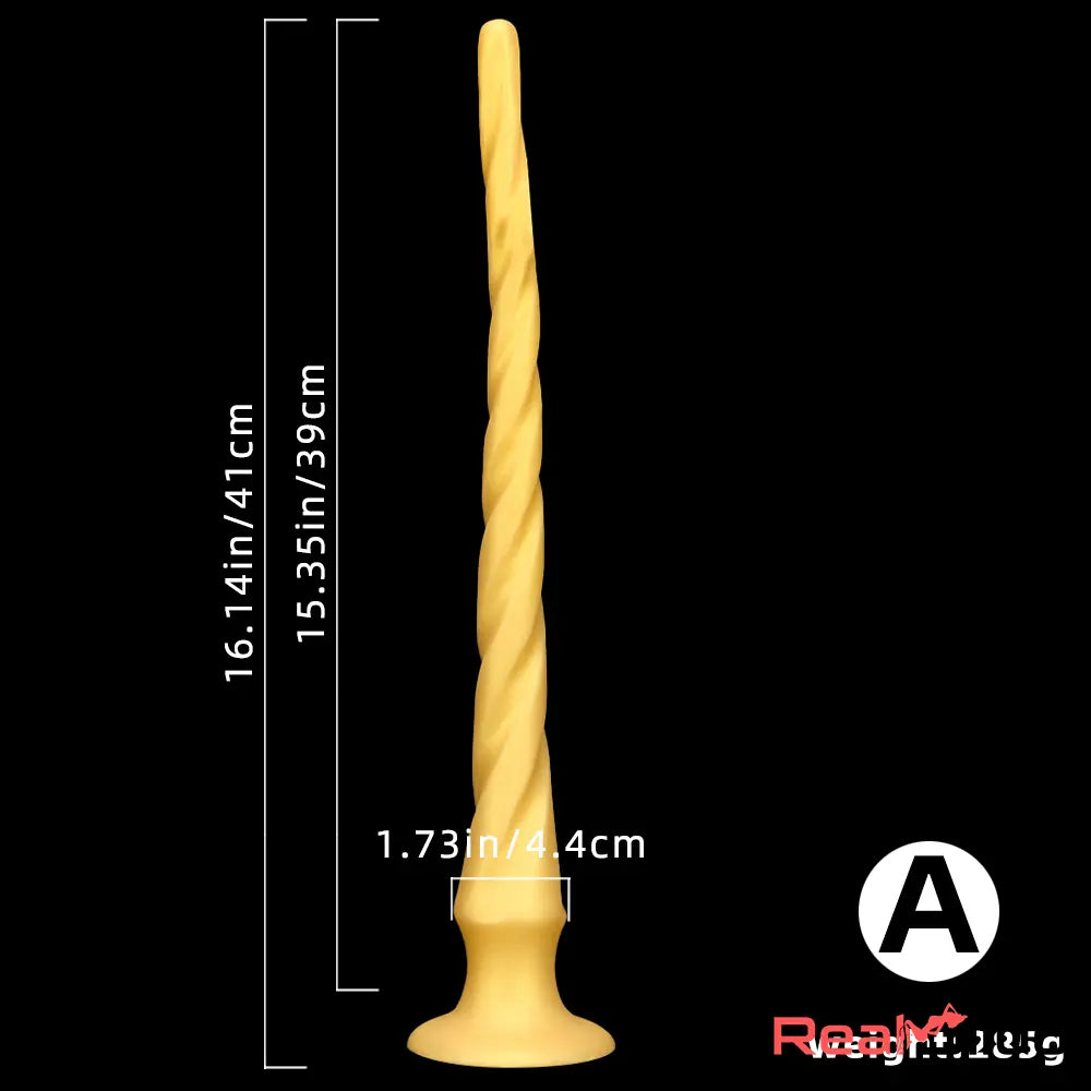 16.14in Large Long Silicone Soft Anal Dildo For Males Females Massage - Real Dildo