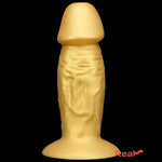 13.38in Super Long Big Silicone Soft Gold Dildo Vaginal Orgasm Masturbator Real Dildo