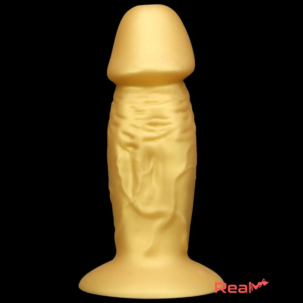 13.38in Super Long Big Silicone Soft Gold Dildo Vaginal Orgasm Masturbator Real Dildo
