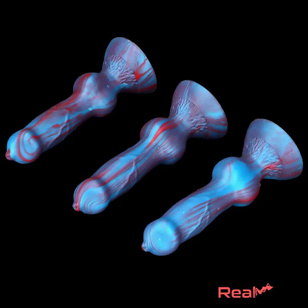 3.81in Mini Soft Silicone Lifelike Animal Dog Penis Dildo For Sex Beginners Real Dildo