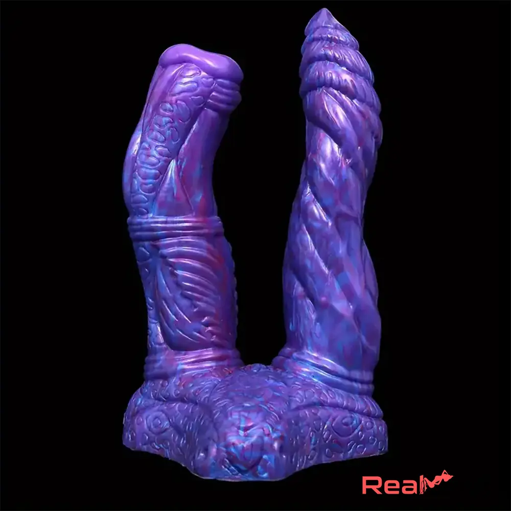 7.36in 7.99in 8.07in U-shaped Double-headed Monster Dildo Pleasure Toy Real Dildo