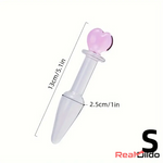 5.1in 6.5in 7.7in 7.9in Glass Crystal Dildo For Female Masturbator Pleasure - Real Dildo