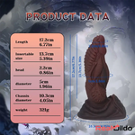 6.77in Fantasy Monster Knots Silicone Soft Dildo Sex Toy For Vagina - Real Dildo