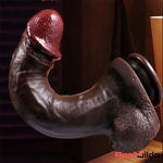 8.5in Unique Texture Soft Silicone Lifelike Skin-Touching Dildo For Couples Real Dildo