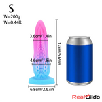 6.69in 7.87in 9.05in Fantasy Monster Spiked Silicone Soft Female Dildo - Real Dildo