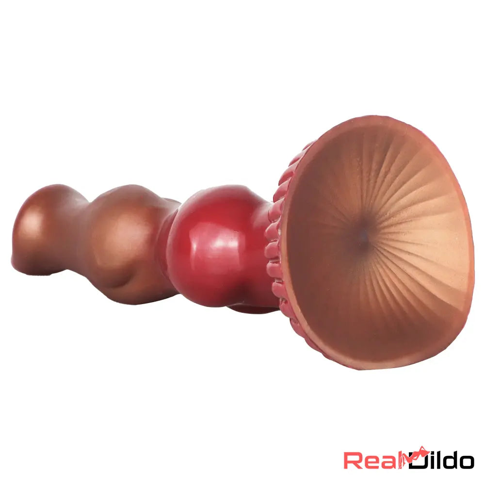 6.69in 7.48in 9.06in Silicone Fantasy Animal Dog Knot Soft Cock Dildo - Real Dildo