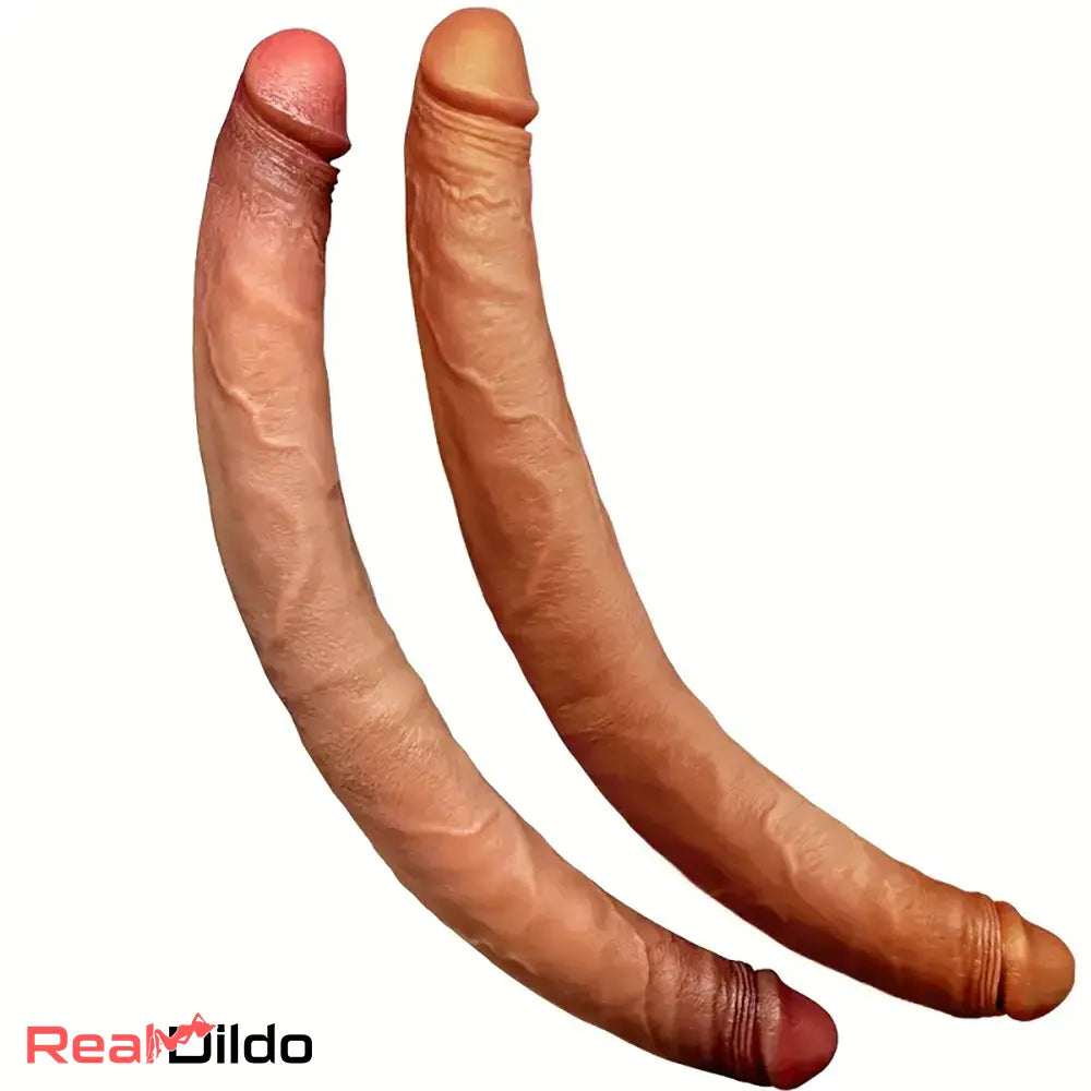 15.74in Soft Silicone Double-Headed Huge Long Anal Dildo For Essential Gift