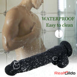 10.04in Skin Feeling Real Soft Dildo Female Sex Toy With Blue Veins Real Dildo