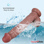 10.6in Silicone Penis Dildo Sex Toy With Sucker For G Spot Love Sex Real Dildo