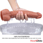 10.04in Skin Feeling Real Soft Dildo Female Sex Toy With Blue Veins Real Dildo