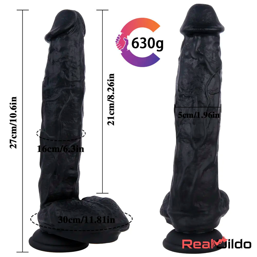 10.6in Silicone Penis Dildo Sex Toy With Sucker For G Spot Love Sex Real Dildo