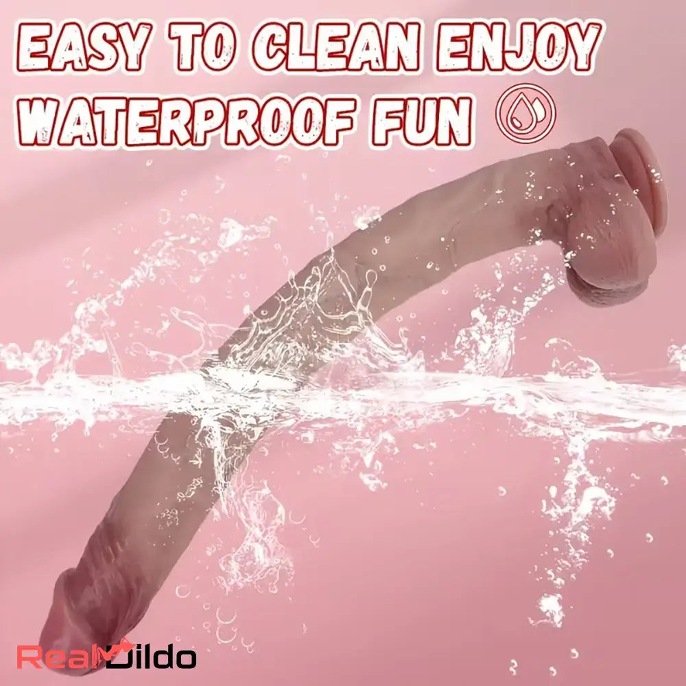 15.3in Super Realistic Long Silicone Dildo Female Vaginal Masturbator