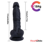 6.69in Lifelike Shaped Penis Glans Dildo For Anus Vagina Stimulating - Real Dildo