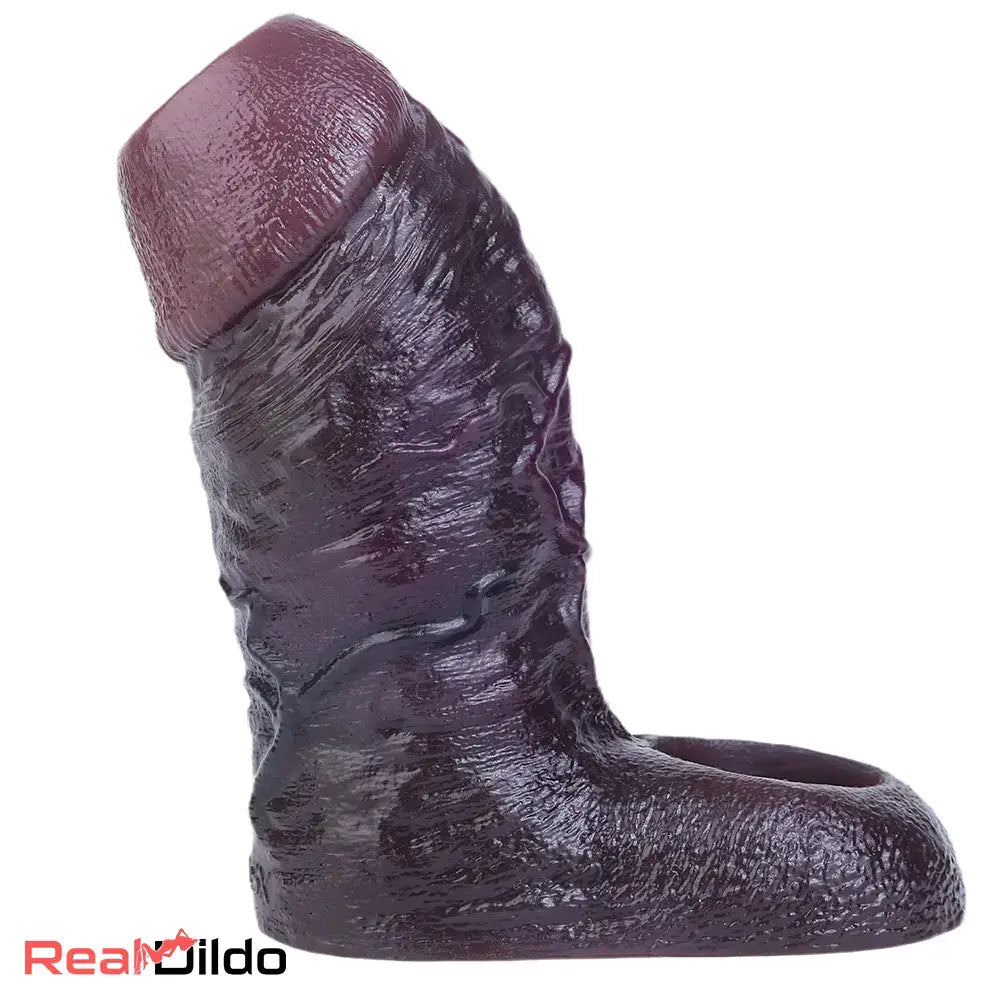 4.13in 4.64in 6.1in 6.69in Hollow Silicone Soft Cock Sleeve Adult Product