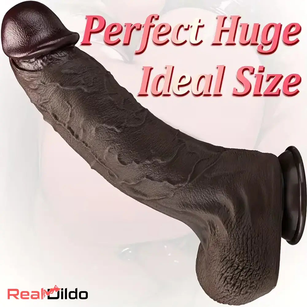 11.4in Realistic Liquid Silicone Large Dildo For G-Spot Stimulation Cock