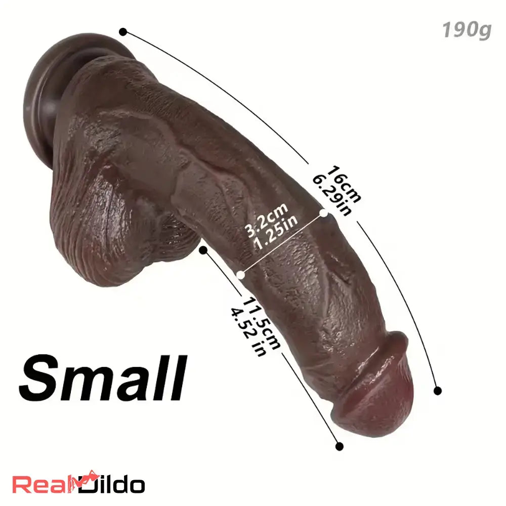 6.29in 7.87in 9.64in Silicone Dildo For Clitoral And Vaginal Stimulation